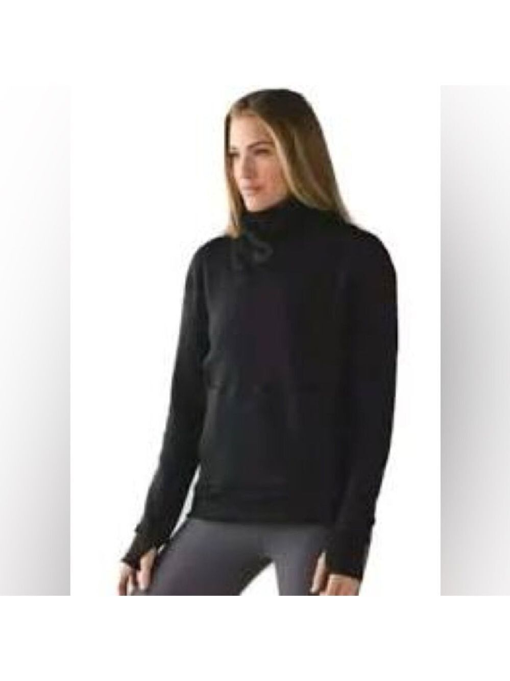 Lululemon Kick The Cold Funnel Neck Polartec Long Sleeve Sweatshirt